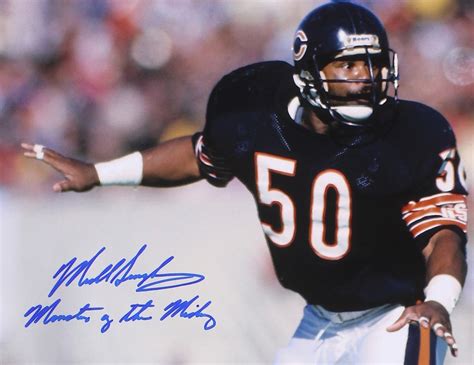 Mike Singletary Signed Bears 16x20 Photo Inscribed "Monsters of the ...