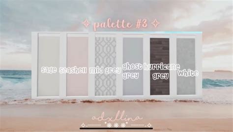 Bloxburg Light Aesthetic Colour Scheme | House color schemes interior ...