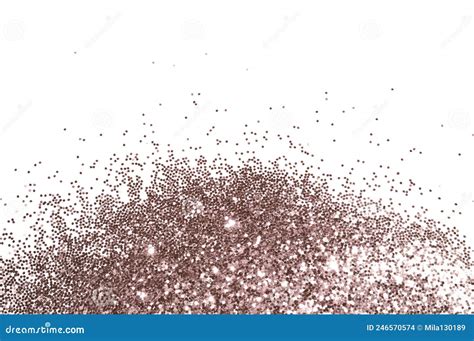 Background with Gold Glitter on White Background Stock Photo - Image of ...