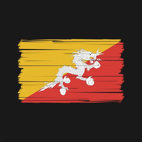 Bhutan Flag Vector. National Flag Vector 11482207 Vector Art at Vecteezy