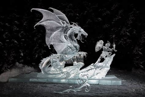 Artists Turns Blocks Of Ice Into 10 Stunning Sculptures At Ice Alaska’s World Ice Art ...