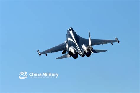 J-11 fighter jet participates in flight operation - Photos - 中国军网（英文版）