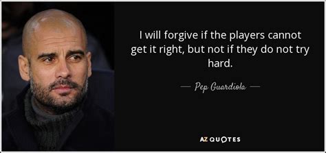 Pep Guardiola quote: I will forgive if the players cannot get it right...