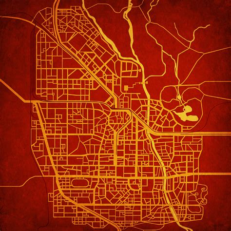 Resident Evil, Raccoon City Map Art - City Prints