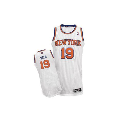 Men's New York Knicks Willis Reed Authentic White Home Adidas Jersey