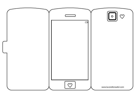 Printable cell phone papercraft for kids – Artofit