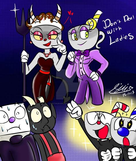 FanArt::AU!Cuphead Don't Deal with Ladies by Sitinuramjah on DeviantArt