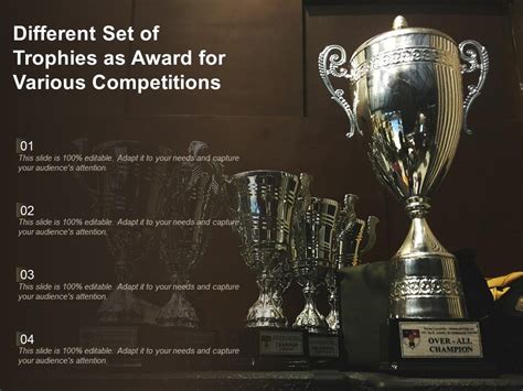 Different Set Of Trophies As Award For Various Competitions | PowerPoint Shapes | PowerPoint ...