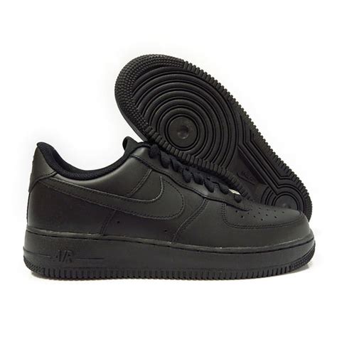 Nike - [315122-001] NIKE AIR FORCE 1 '07 LOW BLACK MEN SNEAKERS SIZE 12 ...