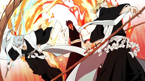 Ichimaru Gin, Amagai Shusuke, Otoribashi Rōjūrō | Bleach anime, Anime, Bleach