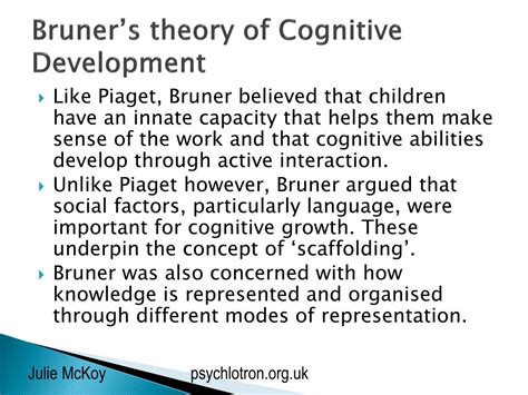 Jerome Bruner Cognitive Development | technonama.com