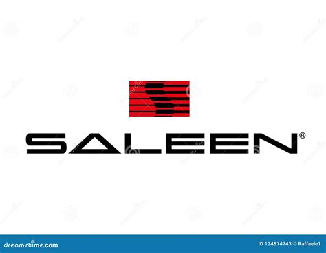 Logo Saleen editorial stock photo. Illustration of logo - 124814743
