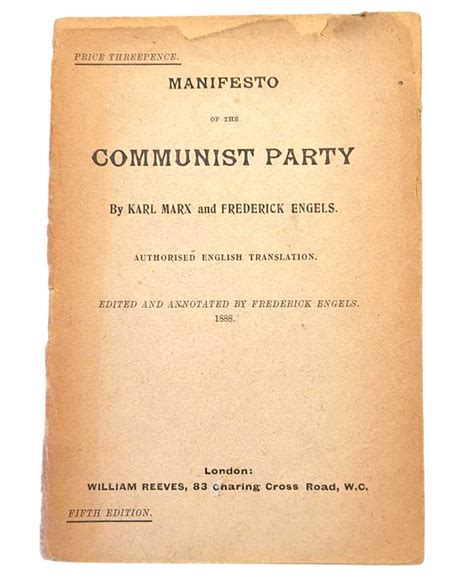 Lot 196 - Marx & Engels: Manifesto of the Communist