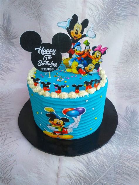 Mickey mouse cake | Cake designs for kids, Mickey mouse cake, Birthday ...