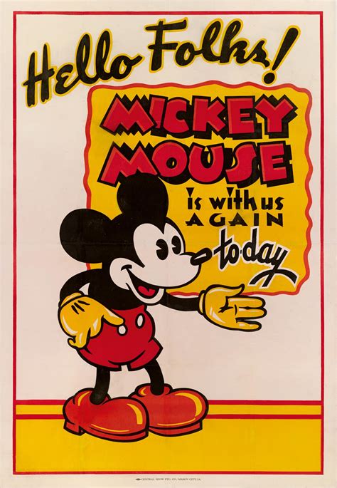 MICKEY MOUSE, c.1932, POSTER, US | Original Film Posters Online ...