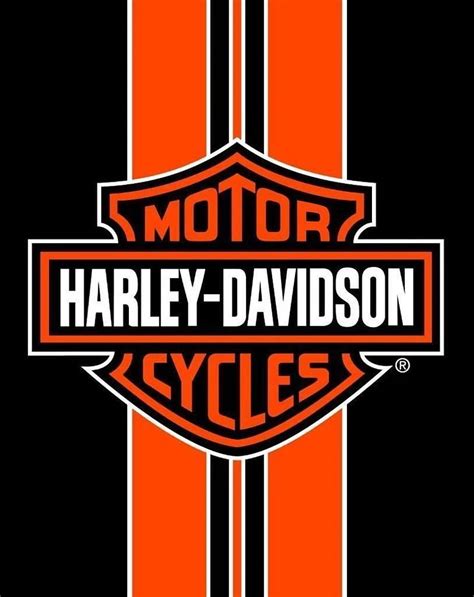 Harley Davidson Orange Stripe Bath, Pool, Beach Towel Two, Harley ...