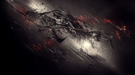 HD wallpaper: digital art, abstract, dark, 3D Abstract | Wallpaper Flare