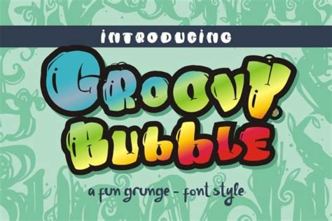 Groovy Bubble Font by onoborgol · Creative Fabrica