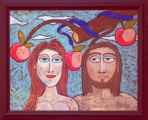 Adam and Eve Painting by David Hinds | Saatchi Art