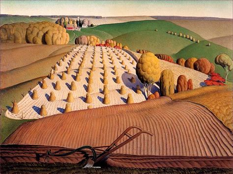 Fall Plowing, 1931 - Grant Wood - WikiArt.org