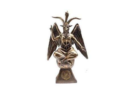 Baphomet Statue 9 1/2 Resin Cast Statue Satanic Statue Witchcraft ...