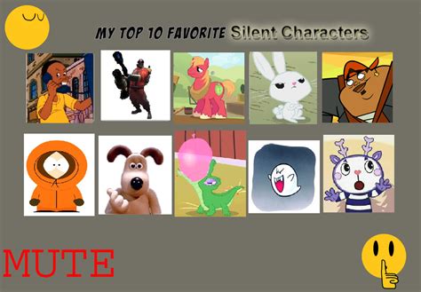 My top 10 favorite silent characters by Thetomboyartist on DeviantArt