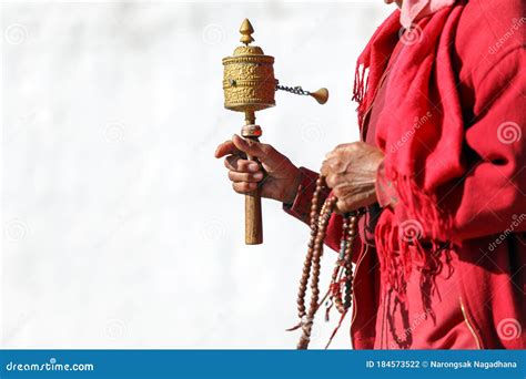 Tibetan Prayer Wheel In Bhutanese Prayer, Bhutan Royalty-Free Stock Image | CartoonDealer.com ...