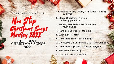 Merry Christmas 2022 🎅🏼 Non Stop Christmas Songs Medley 2022 🎄 Top Best Christmas Songs 2022 ...