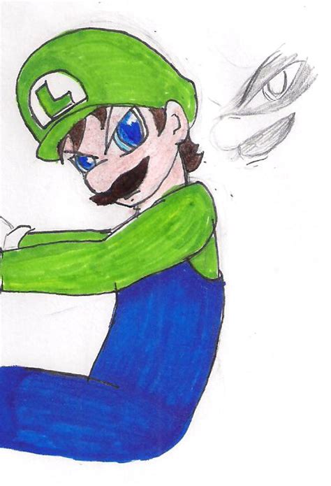 Luigi Death Stare by dolphin2 on DeviantArt