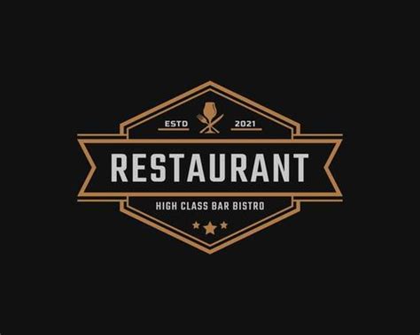 Bar Restaurant Logo Vector Art, Icons, and Graphics for Free Download