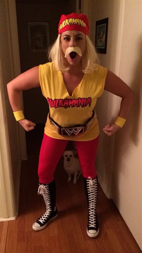 Hulk Hogan women's costume | Wwe halloween costume, Funny women costumes, Couple halloween ...