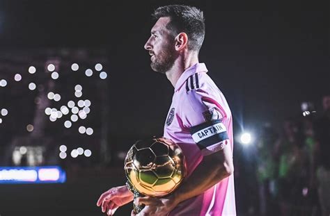 Lionel Messi presents his Ballon d’Or to Inter Miami in Noche D’Or | Mundo Albiceleste