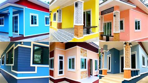 Latest 100 House Painting Colours Outside 2022 | Exterior Wall Paint ...