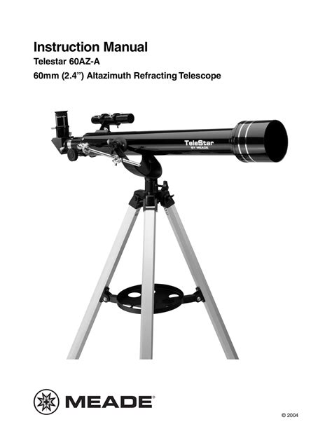 Download free pdf for Meade Polaris 60AZ-D Telescope manual