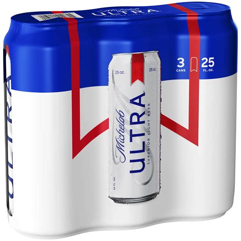 Michelob ULTRA Superior Light Lager Beer Cans, 3 pack - Shop Beer at H-E-B