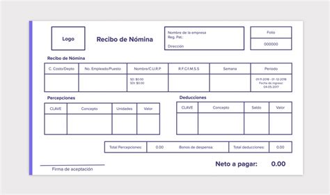 Formato Recibo de Nómina - Runa