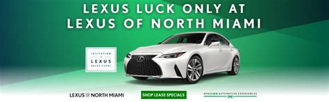 Monthly Lexus Lease Specials | Lexus of North Miami | Miami FL.