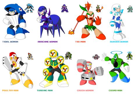 Mega Man Eternal 2 Robot Masters by KarakatoDzo on DeviantArt