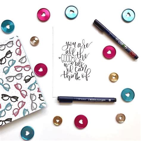 AHand lettering with the Fudenosuke from Tombow! | Lettering, Hand lettering, The happy planner