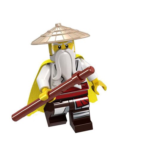 Master Wu New Version Minitoys Ninjago The Movie Superheroes Minifigure ...