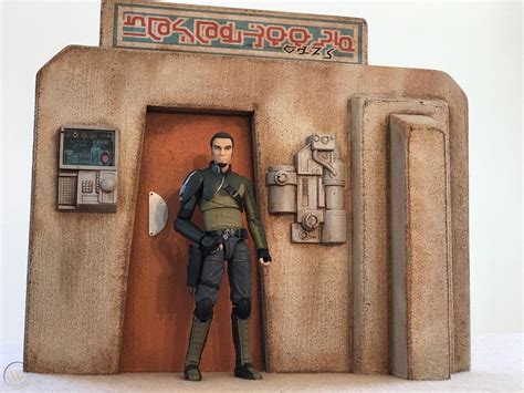Custom 6” Scale Tatooine Backdrop Double Sided Playset Diorama Star ...