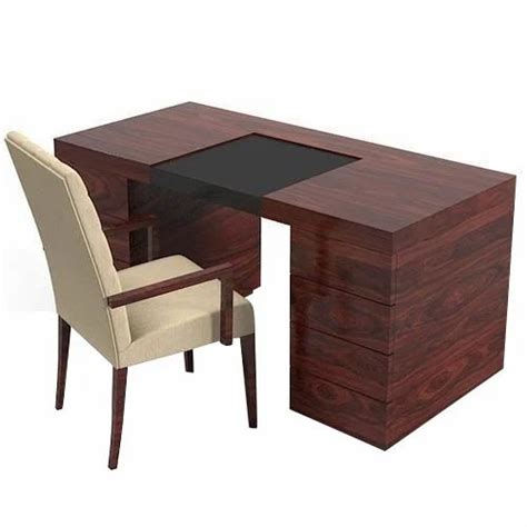 Brown Laxman Furnitures Wooden Office Table Chair Set at Rs 15000/set in Jodhpur