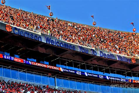 Clemson Tigers Death Valley Photograph by Jeff McJunkin - Fine Art America