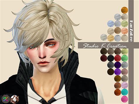 REIJI animate hair 42 at Studio K-Creation » Sims 4 Updates