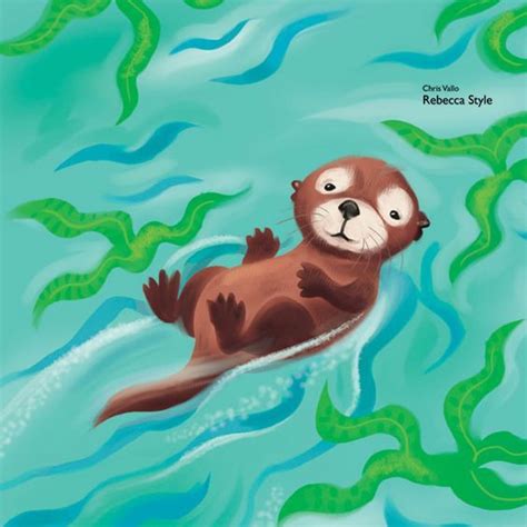 Pin by Lydia Smith on Artsy Fartsy lets get creative | Otter illustration, Otter art, Baby otters