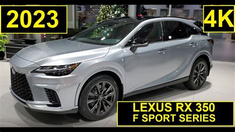 2023 Lexus RX 350 F Sport Series 2 Review of features and Full Walk Around in 4K - YouTube