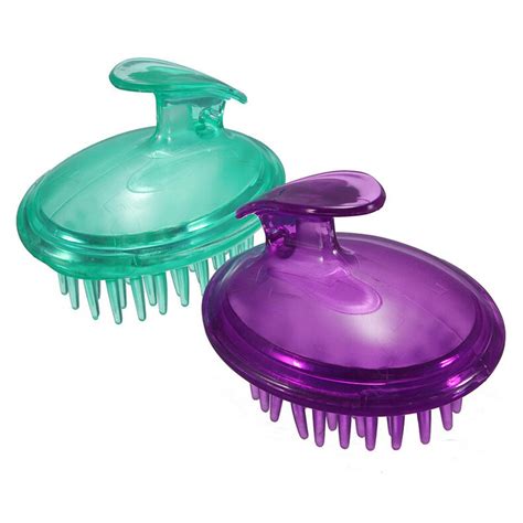 HBPH Silicone Shampoo Scalp Shower Body Washing Hair Massage Massager Brush Comb | Shopee ...
