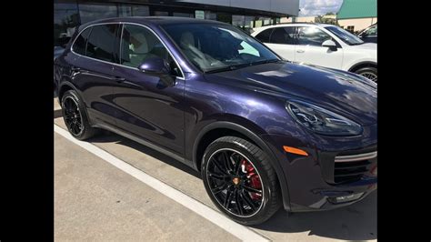 POV 2017 Purple Porsche Cayenne Turbo 0-200 km/hr. - YouTube