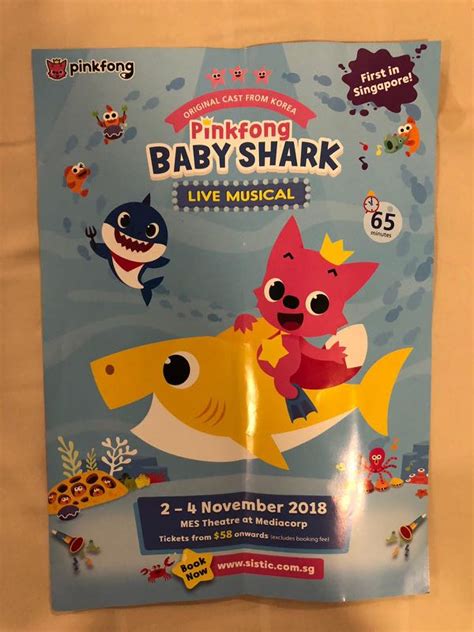 Pinkfong baby shark live musical ticket, Tickets & Vouchers, Event ...