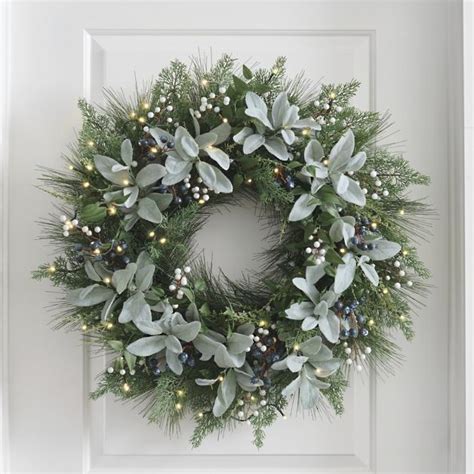 Blue Christmas Wreath | Grandin Road